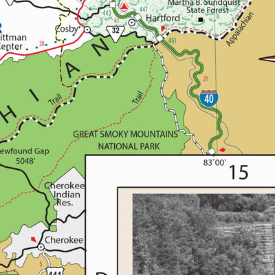 Avenza Systems Inc. Tennessee East Highways digital map