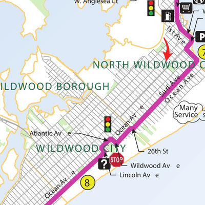 Avenza Systems Inc. The Cape May Shoreline Ride digital map