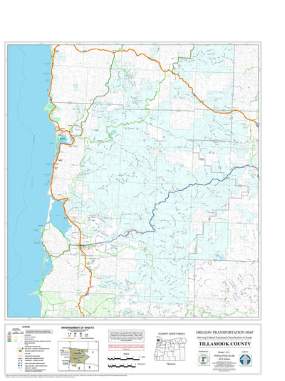 Avenza Systems Inc. Tillamook County Sheet 1 digital map