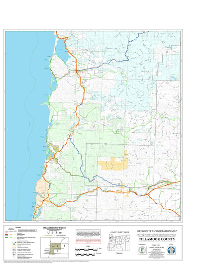 Avenza Systems Inc. Tillamook County Sheet 2 digital map