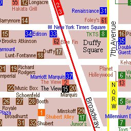 Avenza Systems Inc. Times Square, N.Y. digital map