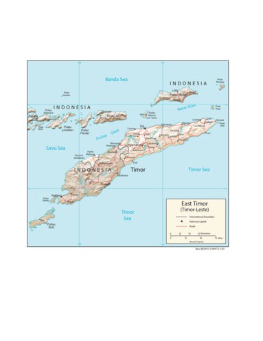 Avenza Systems Inc. Timor-Leste Physiography digital map