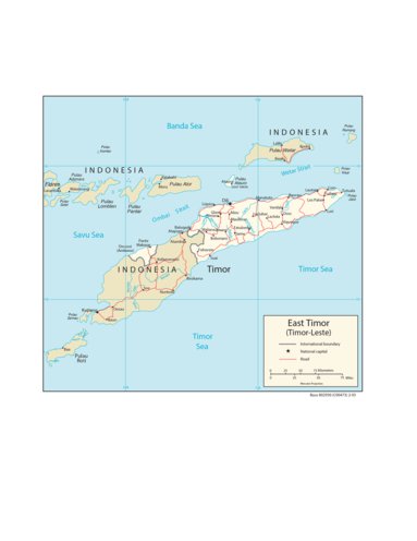 Avenza Systems Inc. Timor-Leste Transportation digital map