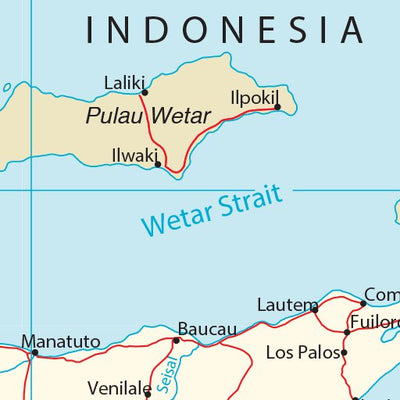 Avenza Systems Inc. Timor-Leste Transportation digital map