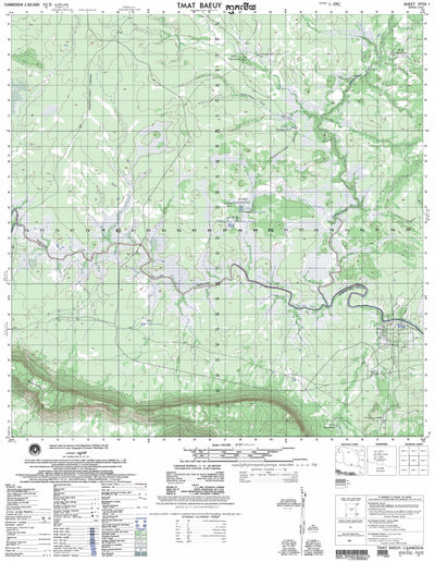 Avenza Systems Inc. Tmat Baeuy-Cambodia-5936i digital map