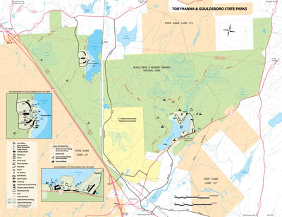 Avenza Systems Inc. Tobyhanna and Gouldsboro State Parks Map digital map