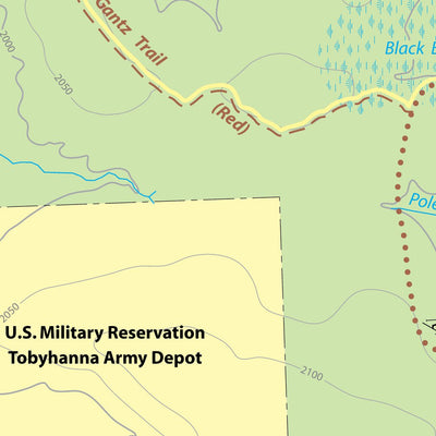 Avenza Systems Inc. Tobyhanna and Gouldsboro State Parks Map digital map