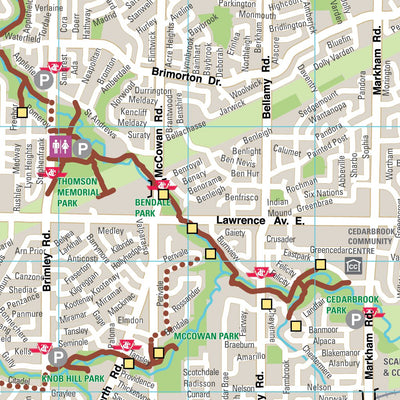 Avenza Systems Inc. Toronto, ON Parks & Trails (East) digital map