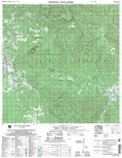 Avenza Systems Inc. Trâpeăng Rung-Cambodia-5631i digital map
