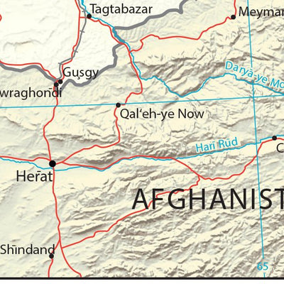 Avenza Systems Inc. Turkmenistan Physiography digital map
