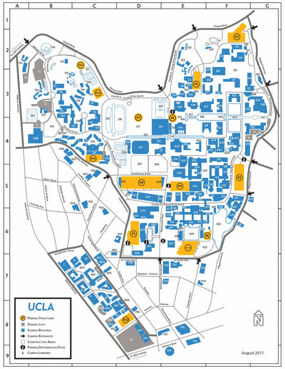 UCLA Campus Map by Avenza Systems Inc. | Avenza Maps