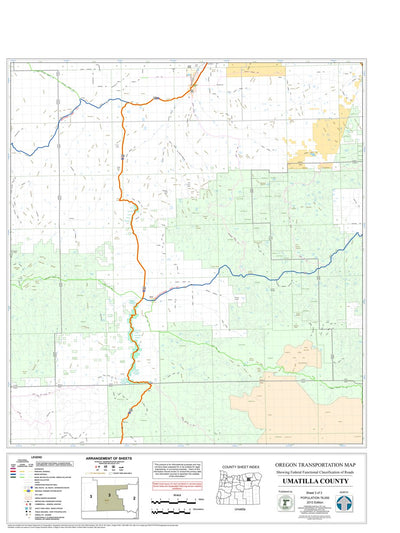 Avenza Systems Inc. Umatilla County Sheet 3 digital map