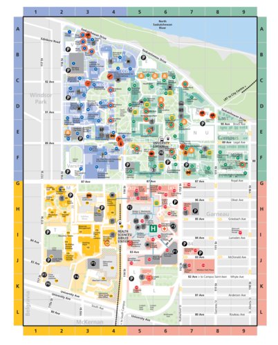 University of Alberta Campus Map by Avenza Systems Inc. | Avenza Maps