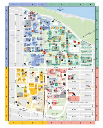 Avenza Systems Inc. University of Alberta Campus Map digital map