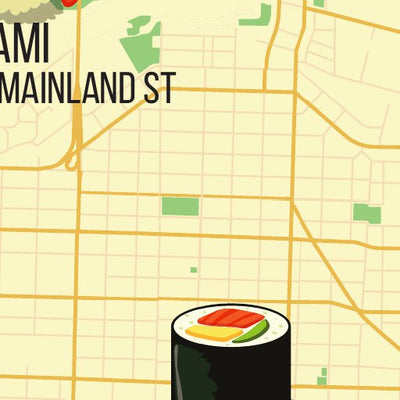 Avenza Systems Inc. Vancouver's Bucket List Sushi digital map