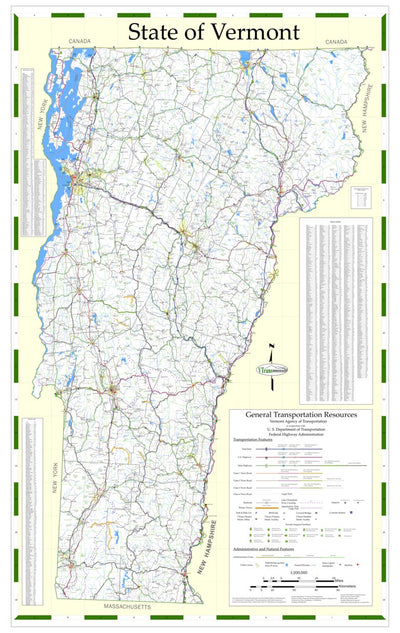 Avenza Systems Inc. Vermont Highways digital map