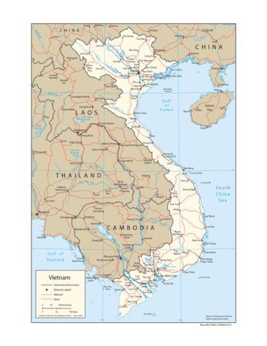 Avenza Systems Inc. Vietnam Transportation digital map