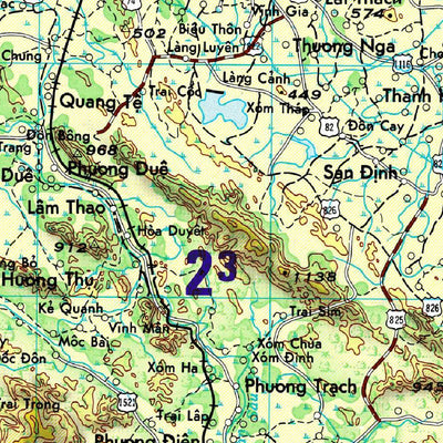 Avenza Systems Inc. Vinh, Vietnam; Laos digital map