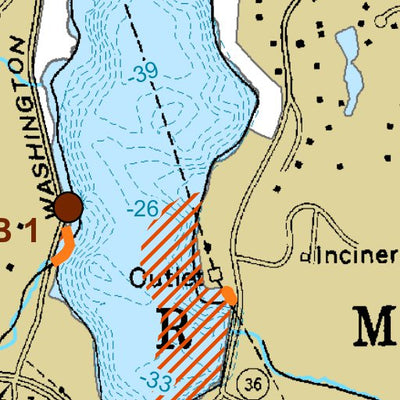 Avenza Systems Inc. West Branch Angler Reservoir Map digital map