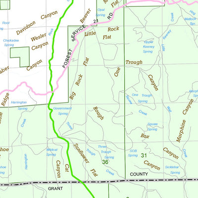 Avenza Systems Inc. Wheeler County Sheet 2 digital map