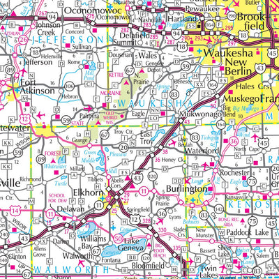 Avenza Systems Inc. Wisconsin Highways digital map