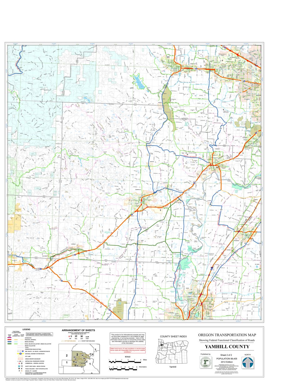 Yamhill County Sheet 2 Map by Avenza Systems Inc. | Avenza Maps