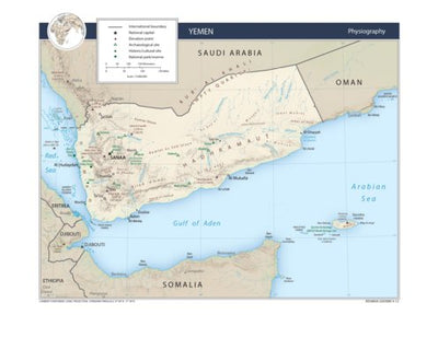 Avenza Systems Inc. Yemen Physiography digital map