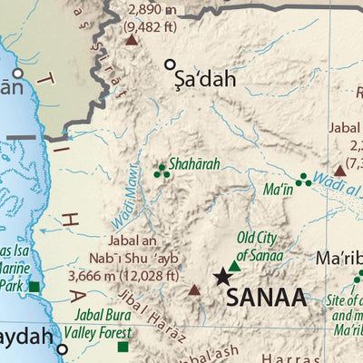 Avenza Systems Inc. Yemen Physiography digital map