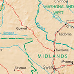 Avenza Systems Inc. Zimbabwe Physiography digital map