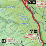 Backroad Mapbooks CRCR04 Radium Hot Springs - Canadian Rockies Topo bundle exclusive