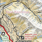Backroad Mapbooks CRCR04 Radium Hot Springs - Canadian Rockies Topo bundle exclusive