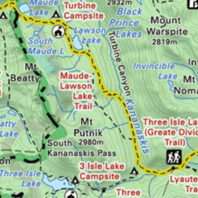 Backroad Mapbooks CRCR05 Kananaskis Village - Canadian Rockies Topo bundle exclusive
