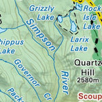 Backroad Mapbooks CRCR09 Castle Junction - Canadian Rockies Topo bundle exclusive