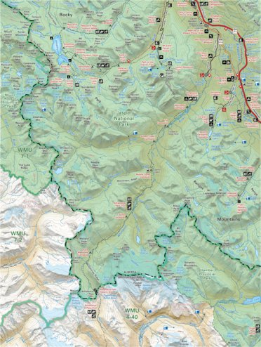 Backroad Mapbooks CRCR23 Athabasca Pass - Canadian Rockies Topo bundle exclusive