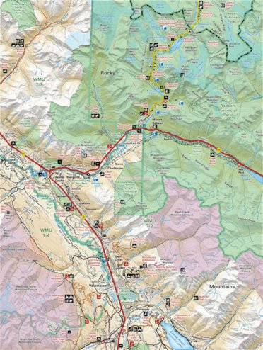 Backroad Mapbooks CRCR28 Valemount - Canadian Rockies Topo bundle exclusive