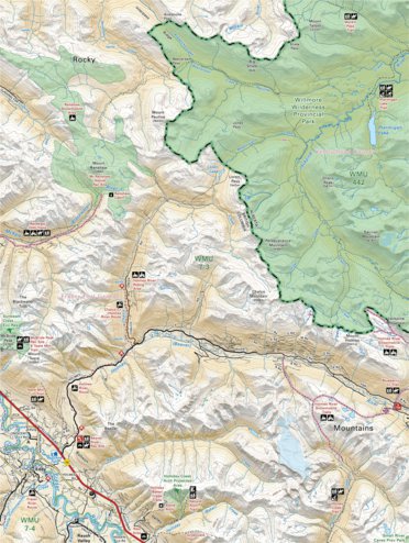 Backroad Mapbooks CRCR34 Holmes River - Canadian Rockies Topo bundle exclusive