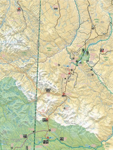 Backroad Mapbooks CRCR45 Two Lakes - Canadian Rockies Topo bundle exclusive
