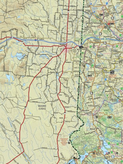 Backroad Mapbooks Map15 Eel River - New Brunswick bundle exclusive