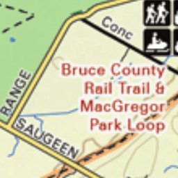 Backroad Mapbooks Map55 INSET Sauble Beach - Southern Ontario digital map