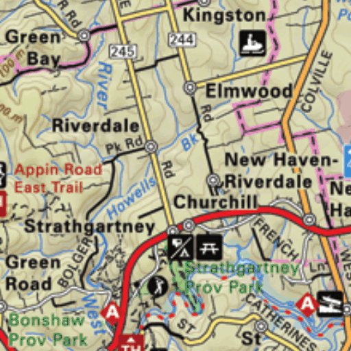 Map56 BordenCarleton Nova Scotia Backroad Mapbook Map by Backroad