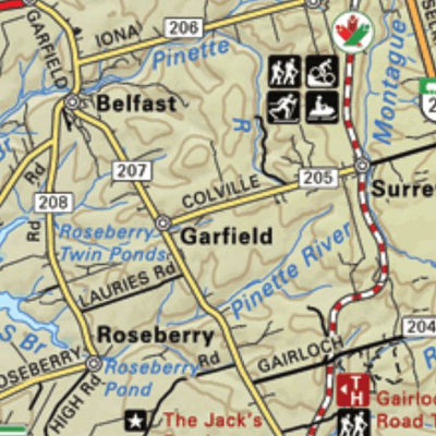 Backroad Mapbooks Map57 Charlottetown PEI - Nova Scotia Backroad Mapbook digital map