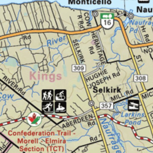 Map64 St Peters Bay PEI - Nova Scotia Backroad Mapbook Map by Backroad ...