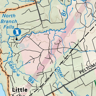 Backroad Mapbooks NBNB09 Harvey - New Brunswick Topo digital map