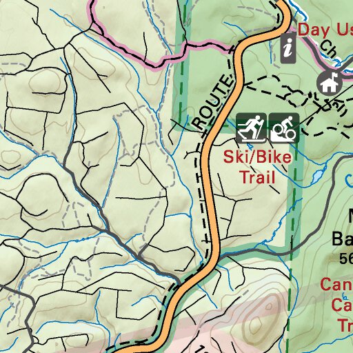 NBNB53 Mount Carleton - New Brunswick Topo Map by Backroad Mapbooks ...