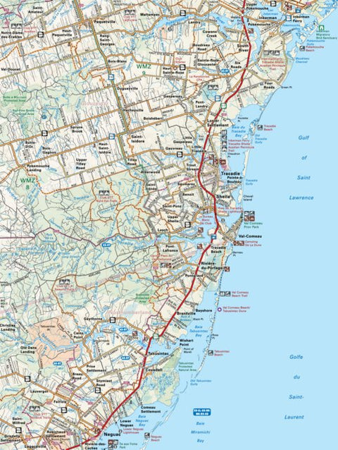 Backroad Mapbooks NBNB57 Tracadie - New Brunswick Topo digital map