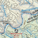 Backroad Mapbooks NBNB61 Tide Head - New Brunswick Topo digital map