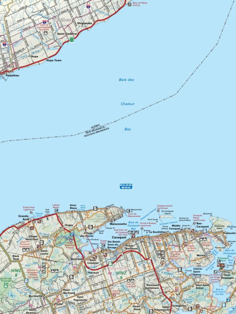 Backroad Mapbooks NBNB65 Caraquet - New Brunswick Topo digital map