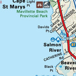 Backroad Mapbooks NSNS05 Port Maitland - Nova Scotia Topo digital map