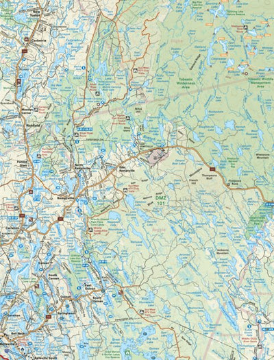 Backroad Mapbooks NSNS06 Kemptville - Nova Scotia Topo digital map