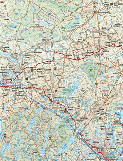 Backroad Mapbooks NSNS22 Sweets Corner - Nova Scotia Topo digital map